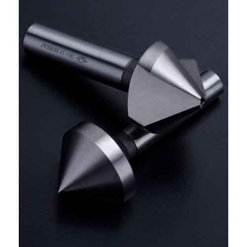 HSS 1 flute 3 flute 6.3mm to 31mm* 90 degree straight shank counter bit, router chamfer drill, chamfer knife , chamfer planer