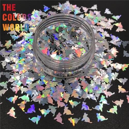 TCT-482 Cat Nail Glitter Nail Art Decoration uñas маникюр 네일 Nägel FUNKELN Nail Accessories katt glitter Festival Party Supplier