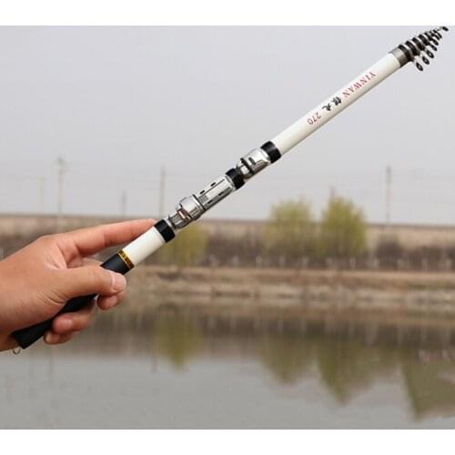 Carbon Fiber Casting Telescopic Rock Fishing Rod Portable Rotating Carp Feeder 3M 2.4M 2.1M 1.8M 1.5M Mini Travel Rod