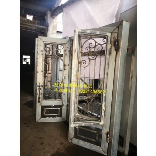 Hench 100% steel metal iron Double Gate Entry Doors H-c6