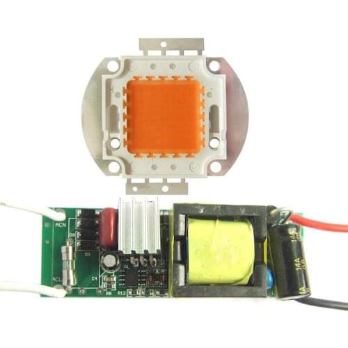 High Power 45mil 30W Full Spectrum SMD LED lamp Beads Chips Bulb +Non waterproof AC 85~265V LED Driver for Indoor Plant Grow