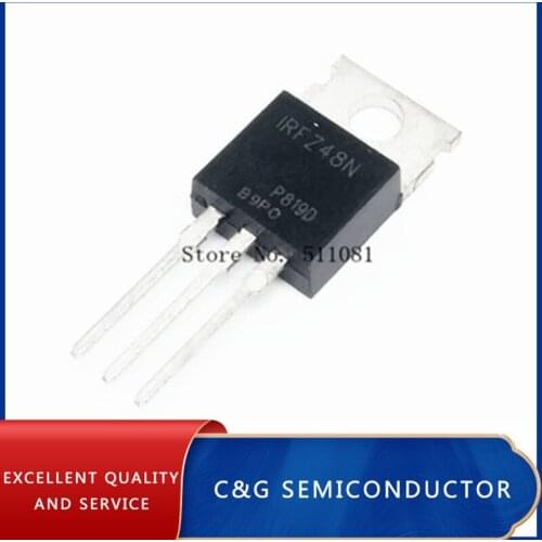 10pcs IRFZ48N IRFZ48 IRFZ48NPBF 55V 64A TO-220 new