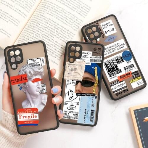 Camera Protection Phone Case For Samsung A32 Case Samsung A52 A72 A12 A51 A71 A01 Core A10s A11 A31 A50 A30 A20s A70 Matte Cover