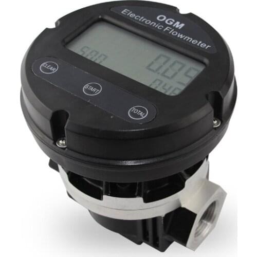 25~250 L/min Flow Range 1.5'' Inch Diameter Female thread connection and LCD Display Fuel flow meter Sensor