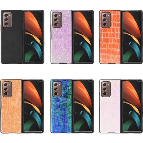 For Samsung Galaxy Z Fold 2 5G PU Colorful PU Leather Cover Case For Samsung Galaxy Z Fold2 5G Galaxy W21 5G Case