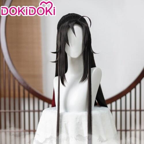 DokiDoki Anime Mo Dao Zu Shi Cosplay Yiling Patriarch Ver Wei Wu Xian Mo Dao Zu Shi Cosplay Wei Wuxian Chinese antique Wig