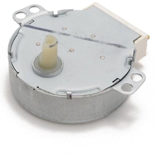 Electrical Synchronous Motor 49TYZ-A2 AC 220-240V CW/CCW 4W 4 RPM with 2 Pin Terminals for Microwave Oven/Fan/Warm Air Blower