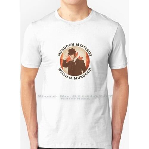 Murdoch Mysteries William Murdoch With Vintage Effect T Shirt 100% Pure Cotton Murdoch Mysteries Murdoch Detective Detective