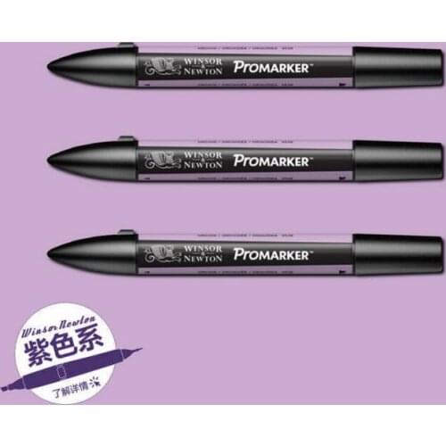 Winsor & Newton ProMarker Twin Tip Graphic Marker Pen - Purple Colors Tone