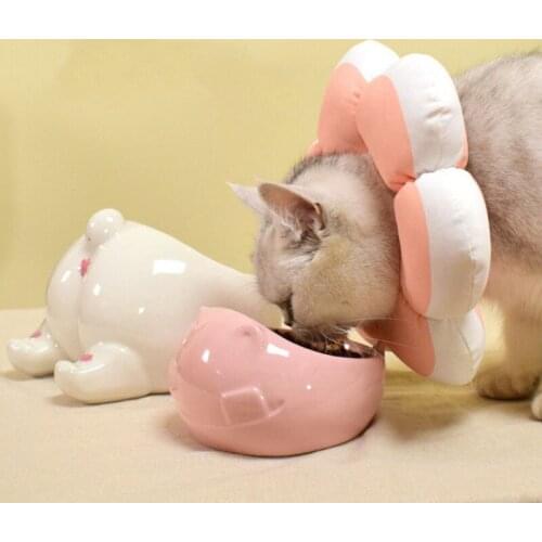 Cotton Pet Cat Anti-bite Collar Small Dog Recovery Collars Kitten Elizabethan Collar Protective Medical Neck Ring