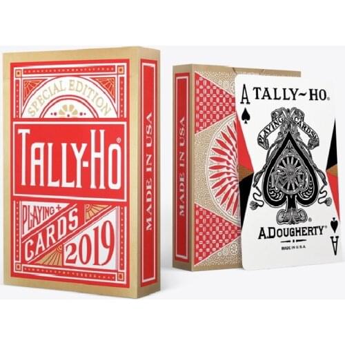 2019 Tally Ho Red Playing Cards Chinese New Year Limited Edition Deck USPCC Poker Magic Card Games Magic Tricks Props