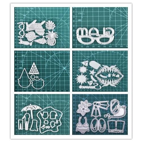 Ice Cream Metal Cutting Die Stencil Template for DIY Embossing Paper Photo Album Gift Cards Making Scrapbooking Craft New Dies