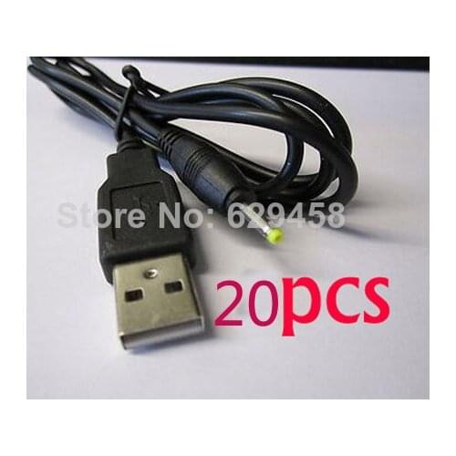 Wholease 20pcs 5V 2A USB Cable Lead Charger Power Supply Cable for GoClever R76.2 7" tab 10 Zoll A103Android Tablet PC