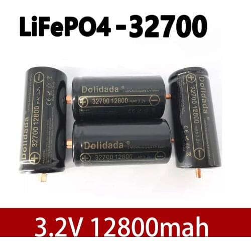 Original Brand 32700 12800mAh 3.2V lifepo4 Rechargeable Battery Professional Lithium Iron Phosphate Power Battery with screw