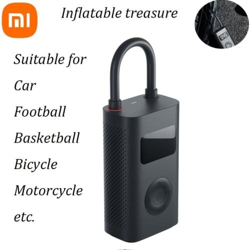 Original xiaomi Mijia Inflator Portable Smart Digital Tire Pressure Sensor Electric Pump for Motorcycle Motorcycle Car Soccer