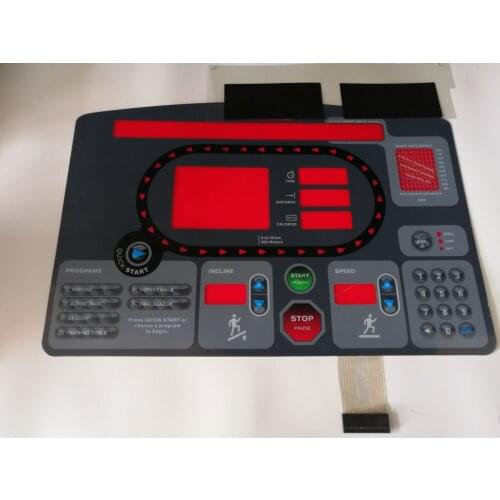 Xingchi 7532 7632 7600 Treadmill Button Panel Control Panel Membrane Switch