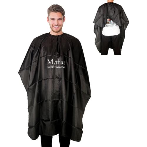 Mythus Newest Anti Static Hairdresser Apron Professional Barber Hair Cutting Cape Salon Cloth Adult Polyester Gown hairdresser