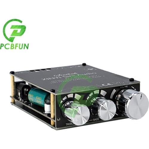 TPA3116D2 Amplifier Board 2*100W Bluetooth 5.0 High Bass Adjustment Stereo Digital Amplifier Board Module XY-T100H