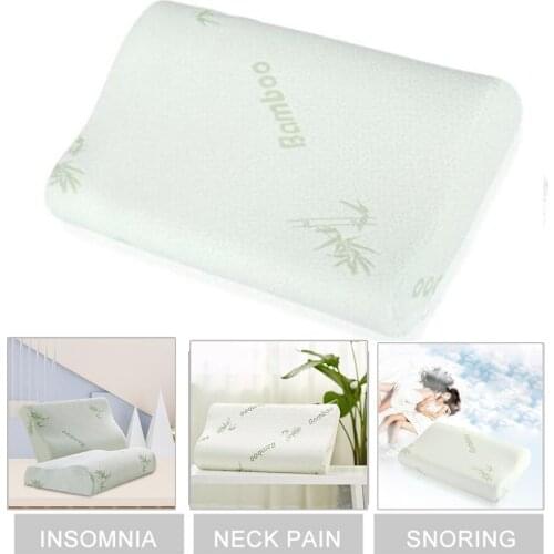 Bed Memory Foam Neck Pillow Bamboo Pillow Orthopedic Sleep Double-sided King Bed / King Bed Comfortable / Baby Comfortable Pillo