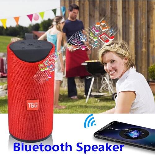 Portable Outdoor Bluetooth Speaker Wireless Mini Column Stereo Music Surround Support FM TF Card Bassbox