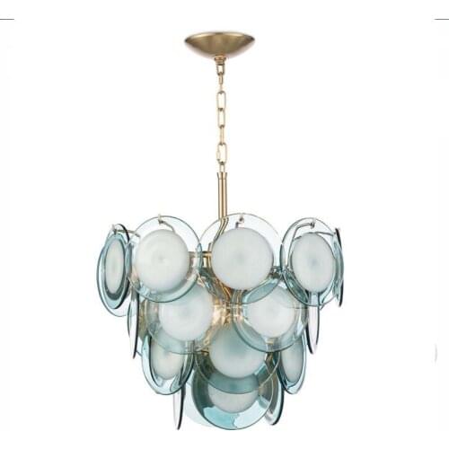 Postmodern light luxury creative glass living room chandelier simple creative personality simple dining room bedroom study lamp