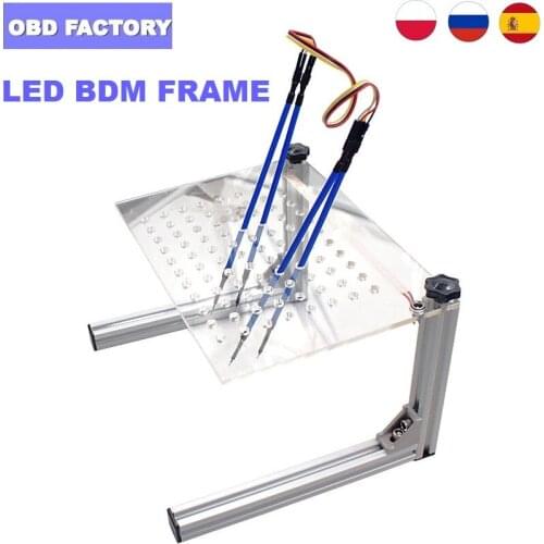 Best Quality BDM FRAME LED BDM FRAME 22PCS ADAPTERS Works Together Helper BDM FRAME