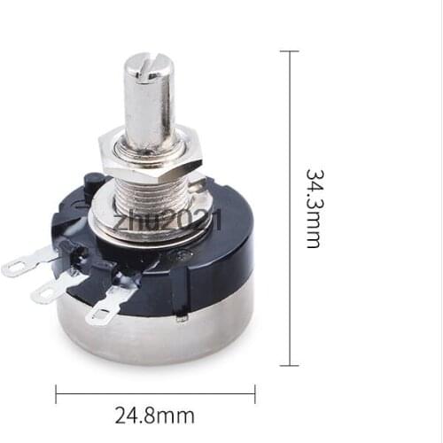 RV24YN20S B103 100R 500R 1K 2K 5K 10K 50K 100K Variable Resistors Single Turn Rotary Carbon Film Potentiometer