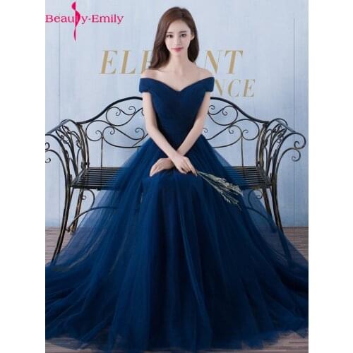 Off Shoulder Luxury evening dress girls wedding party Dress prom gown Dubai Long lacing Evening Dresses Robe De Soiree