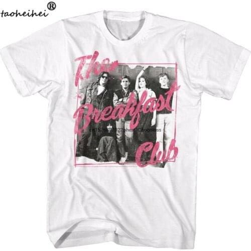 The Breakfast Club Locker Picture Pink Logo Shirts