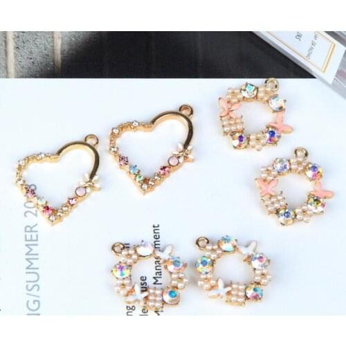 10pcs Sen earrings earrings accessories temperament wild flower petal students flower cluster earrings jewelry pendant