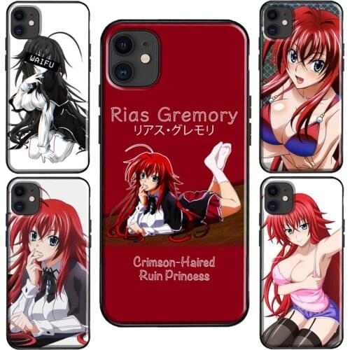 High School DxD Case For iPhone X XR XS Max 6S 8 7 Plus SE 2020 Cover For iPhone 11 12 Pro Max mini Fundas