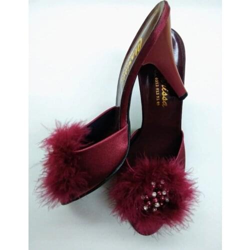 CLARİSSA Bride Dowry Slipper Leather And Boxed Color CLS09