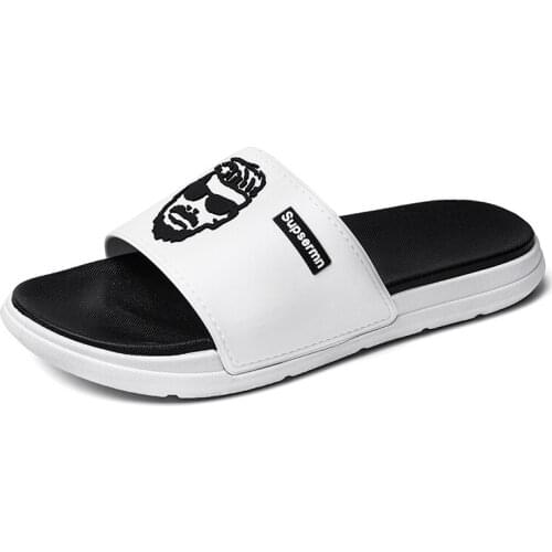Unisex Outdoor Plus Size Slides for Men Fashion Flats Sandals Couple Brand Flip-Flop 2021 New Unisex Shower Slippers Aqua Shoes