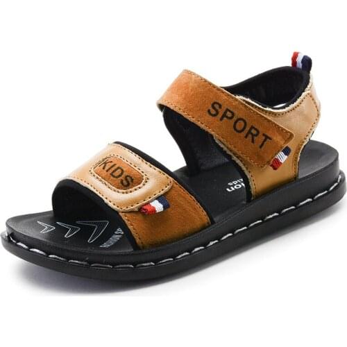 SKOEX Kids Boys Sandals 2020 New Summer Open Toe Outdoor Sport Adjustable Strap Fisherman Casual Beach Shoes for Childrens