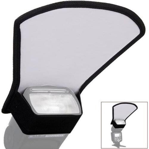 Camera Flash Diffuser Flash Softbox Double-sided Photo Light Reflector for Canon Cameras Foldable Speedlite difusor flash