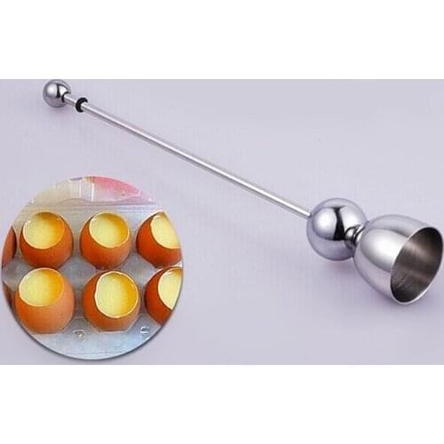 Egg Topper Egg Cracker Snipper Stainless Kitchen Tool Steel Cutter Opener scissor tijera Clipper shell Boiled Cooked