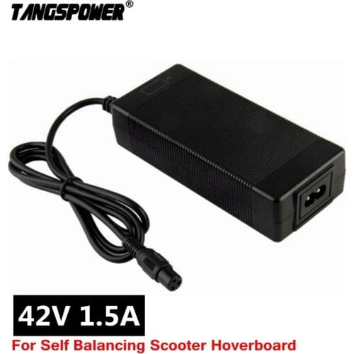 42V 1.5A Lithium Battery Charger For Self Balancing Scooter Hoverboard Universal Battery Charger UK/EU/US/AU Plug