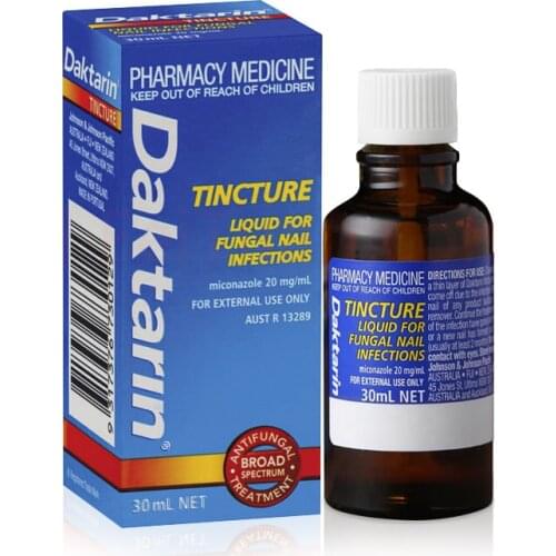 Australia Daktarin Tincture Solution Liquid for Fungal Nail Infections Treatment Broad Spectrum Antifungal Protective Coating