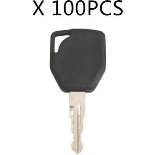 100 Pcs Ignition Key 81404 Fit For Terex JCB Fermec Backhoe Start Switch Heavy Equipment Free Shipping