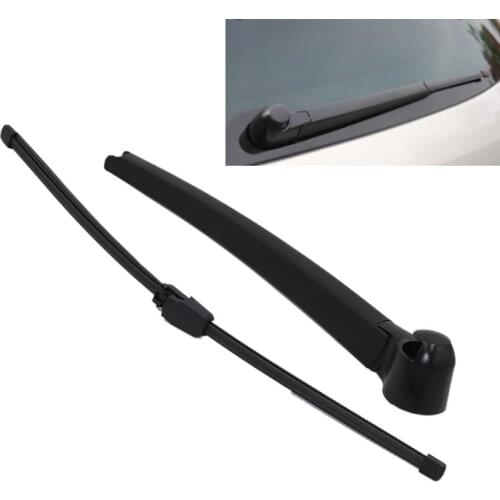 13" Car Rear Wiper Blade Blades Back Windscreen Wiper Arm For VW Polo 2005 55 2006 56 2007 57 2008 58 2009 Windscreen Wiper