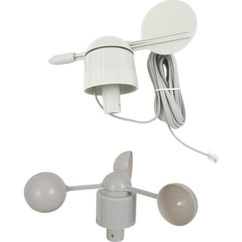 2 Pcs Anemometer Wind Speed Measuring Instrument Wind Speed Sensor Meteorological Instrument Accessories For Misol Anemometer, W