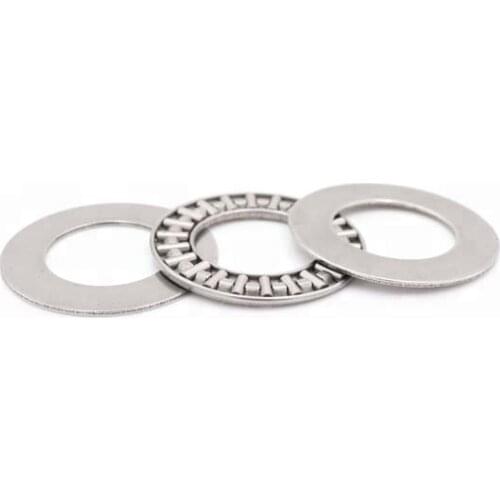 4Pcs Plane Thrust Needle Roller Bearing AXK0619+2AS AXK0821+2AS AXK1024+2AS AXK1226+2AS AXK1528+2AS AXK1730+2AS AXK2035+2AS