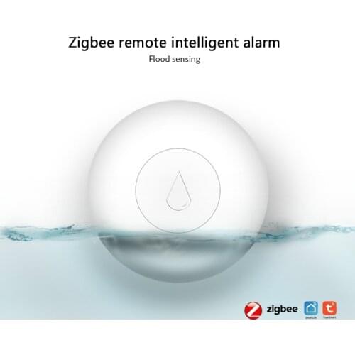 Zigbee Smart Home Water Leak Sensor Flood Sensor Water Tank Full Water Linkage Alarm Flood Alert Overflow Security Alarm System