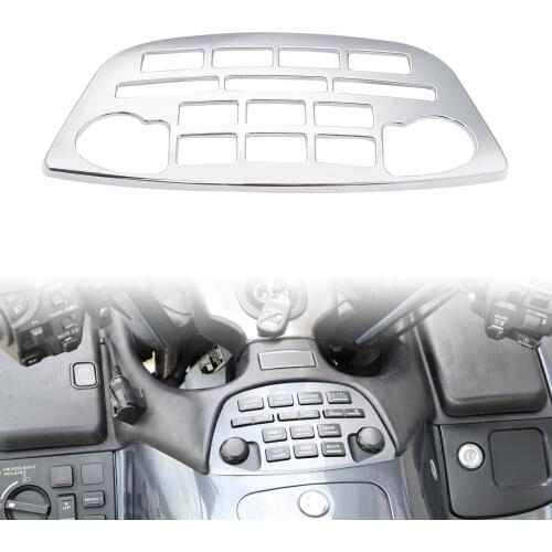 Motorcycle Chrome Radio Accent Panel Fairing Decoration For Honda Goldwing GL1800 2001-2011