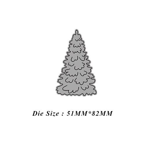 JMCRAFT 2021 New Christmas Tree Decoration Metal Cutting Dies DIY Scrapbook Handmade Paper Craft Metal Steel Template Dies