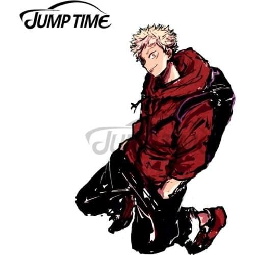 JumpTime 13 x 6.8cm For YUJI ITADORI JACKET Vinyl Car Stickers Surfboard Waterproof Custom Printing Windshield Bumper VAN Decal