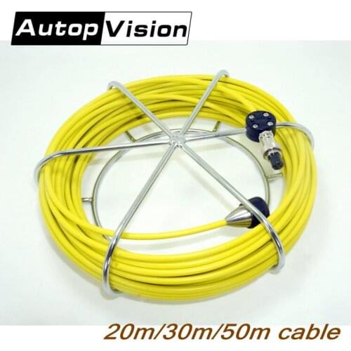 Pipeline Plumbing Snake Camera Head 20m 30m 50m cable
