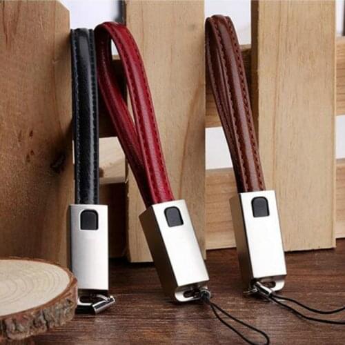 Key Chain Micro USB Type C Cable Mini Portable Charger Mobile Phone Sync Data Wire 20CM Short USB C Cord For iPhone Xiaomi Redmi