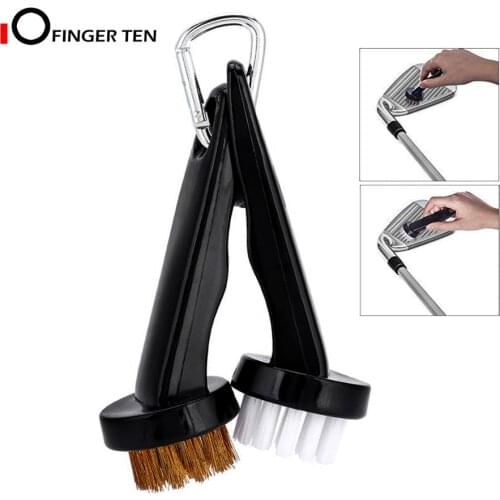 Portable Golf Club Brushes 2 Pcs Round Head Clean Kits for Golf Irons Putters Shoe Cleats