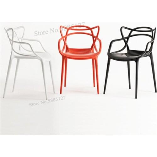 Nordic Creative Plastic Chair Simple Backrest Leisure Outdoor Chair Meeting Guests To Discuss Plastic Chair Shop Ins Can Be Stac